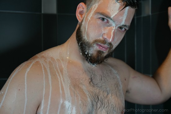 nude home shower photo shooting